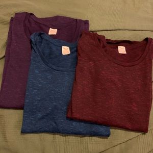 Plus Size: Faded Glory Short Sleeve T-Shirts. Pack of 3! Size 3X (22W-24W).